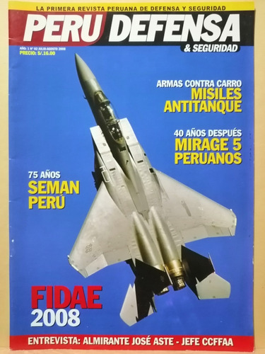 Revista Perú Defensa N° 2 Fap Avión Ejército Marina Aviación