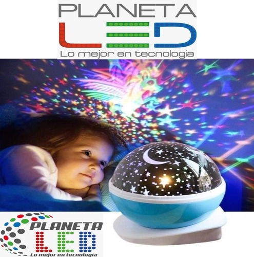 Lámpara Led Infantil Proyector De Estrellas Para Dormitorio