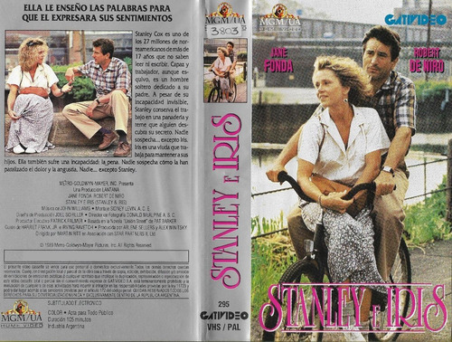 Stanley & Iris Vhs Robert De Niro Jane Fonda Martin Ritt