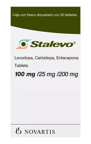 Stalevo Levodopa, Carbidopa, 100/25/200 Mg Con 30 Tabletas