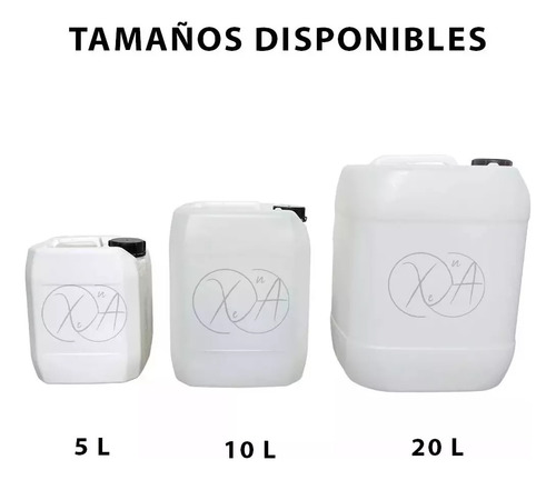 Envase Polietileno Garrafa 20 L Bidon Porron Con Llave 6 Pz