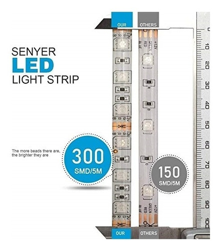 Luces Led De 10 Metros, Rgb. Tira De Luz De 600 Led 5050 Smd