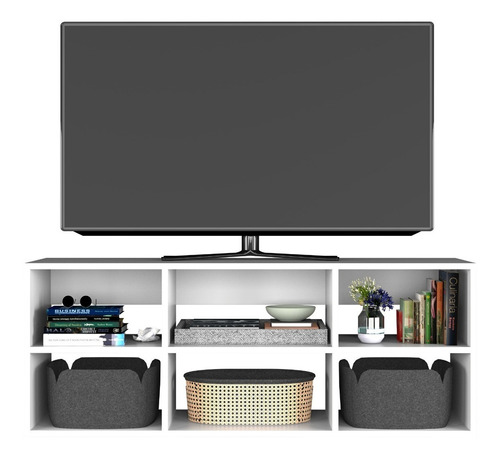Moru Zen Mueble De Tv Moderno Blanco Minimalista Para Casa