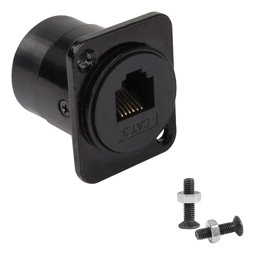 Qianrenon Rj11/rj12 6p6c Panel Mount Feedthrough Connecto...