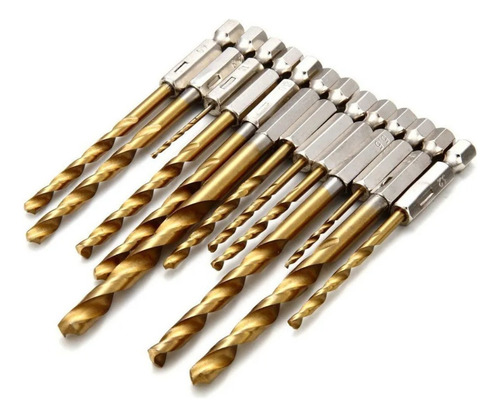 Conjunto De Brocas De Aço De Alta Velocidade Com Eixo Hexago