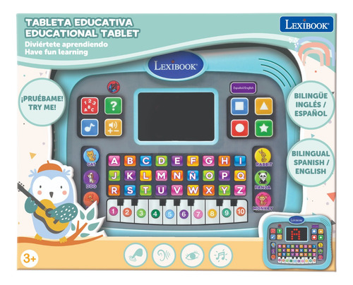 Tablet Bilingüe Abc Con Panel Táctil Y Led