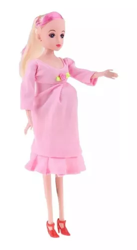 Barbie grávida de 2002 e bebê grávida Mattel 56663 Nova