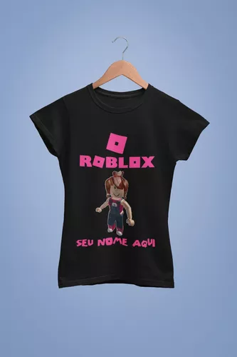 Camiseta Blusa Infantil Roblox Bacon Girl Avatar Menina