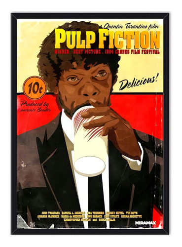 Cuadro Enmarcado - Póster Película Pulp Fiction 