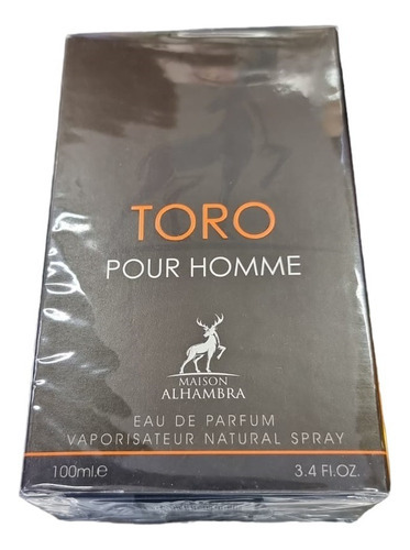 Perfume Maison Alhambra Toro Pour Homme Edp 100 Ml