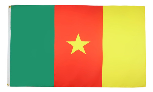 Az Flag Bandera De Camerún 5 X 8 Banderas De Camerún 150 X