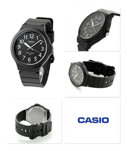 Imagem 6 de 9 de Relógio Casio Mw-240-1bvdf-sc Unissex Analógico Preto