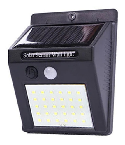 Foco 30 Led Solar Sensor Movimiento Exterior Interior Ip64