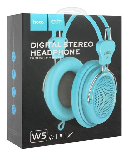 Audífonos Headphone Stereos Con Micrófono 3.5mm Hoco W5