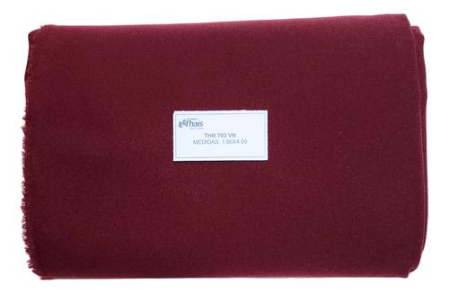 Tecido Sinuca Thb 756 1,65 X 4,00m Macio Para Mesa Cor Vinho