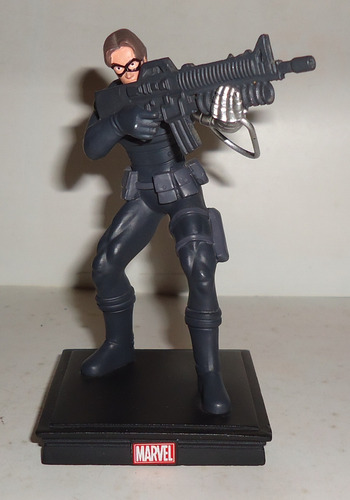 Figura Resina Winter Soldier Bucky Barnes Original Marvel (Usado)