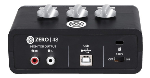 Imagem 2 de 4 de Interface Rad Zero 48 Usb 2x2 Mic C/ Phantom Power + Nf