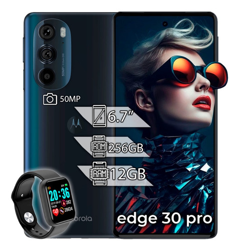 Celular Moto Edge 30 Pro 5g Dual Sim 256gb 12gb Ram + Kit
