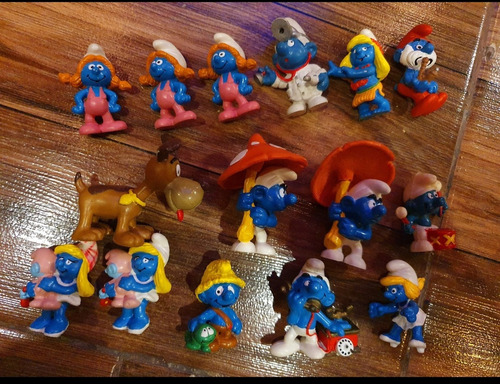 Lote Figuras Pitufos Vintage Smurfs Peyo