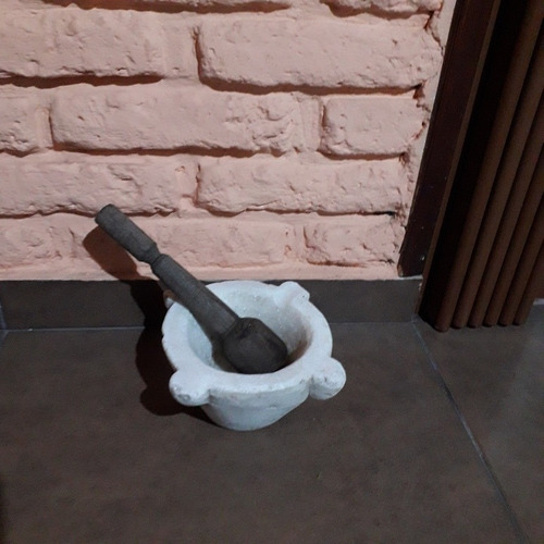 Mortero De Marmol Antiguo (Usado)