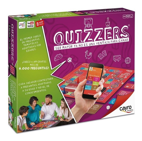 Juego De Mesa Preguntas Quizzers Cayro Nuevo Original