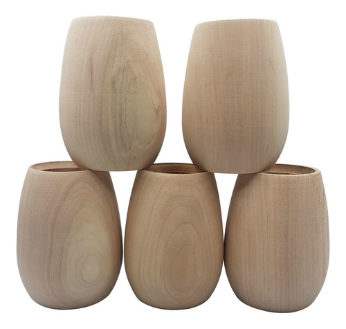 Combo Mate De Madera Premium Para Pintar Patagonica Huevito