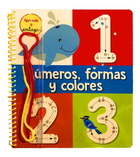 Números, Formas Y Colores Aprende Y Enlaza