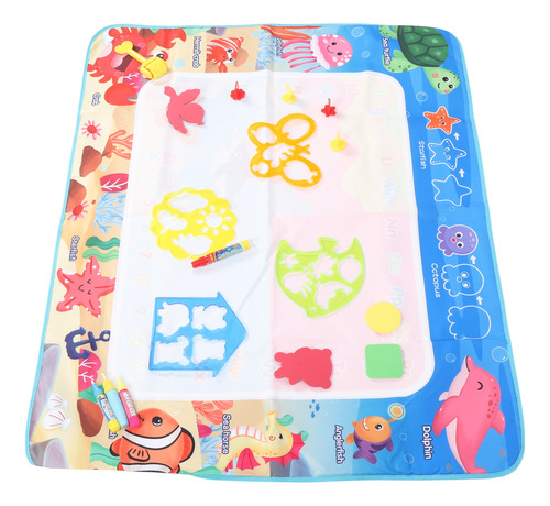 Tapete De Dibujo De Agua Para Niños Con Garabatos, Reutiliza
