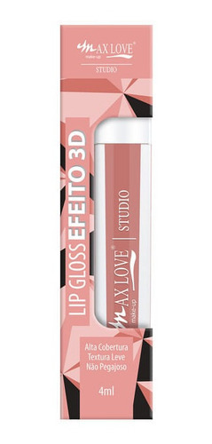 Lip Gloss Efeito 3d N 900 Max Love 4ml