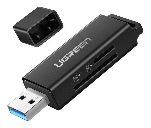 Lector Usb 3.0 Ugreen De Tarjeta Sd 2 En 1 Tf Y Sd 5 Gbps