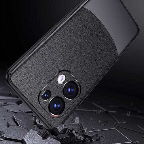 Capa Para Oppo Reno 13f Pro Pele Bloqueada De Cor
