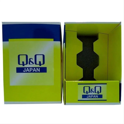 Reloj Analogo Qyq Mujer Quartz Pulso Cuero Resistente Agua