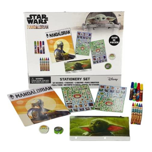 Set 30 Piezas Para Colorear Star Wars Baby Yoda Para Niños
