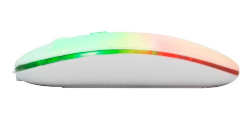 Imagen 1 de 10 de Mouse Gamer Inalambrico Raton Con Luz Led Rgb Usb Recargable