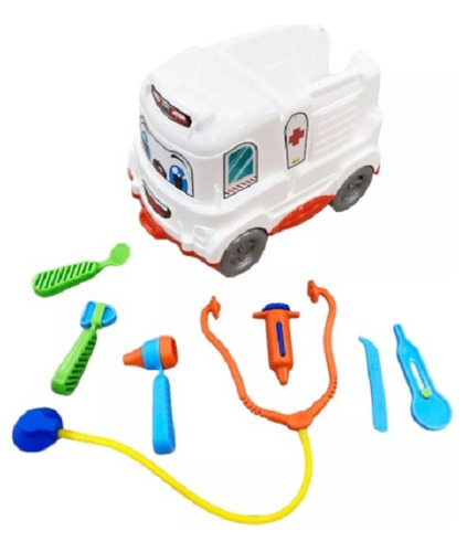  Ambulancia Grande + Kit Primeros Auxilios Irv Toys Risa
