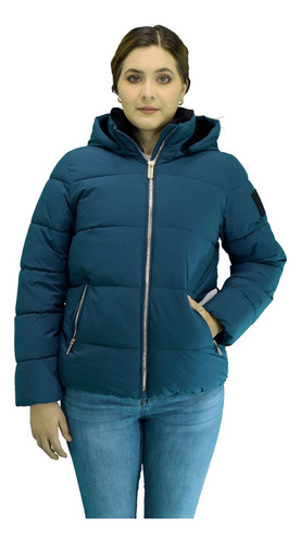 Chamarra Calvin Klein Mod. Cjbj6575 Con Gorro