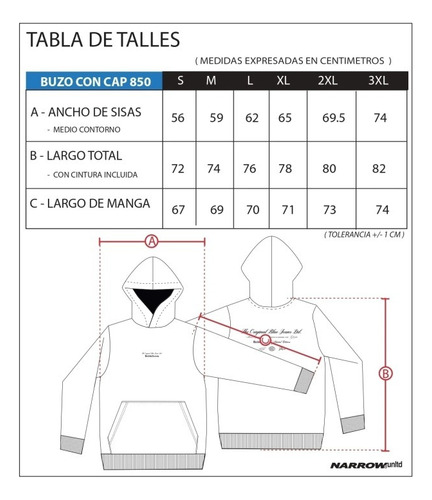 Buzo 1/2 Cierre Narrow Hoodie C/capucha Y Nylon 8516 Hombre
