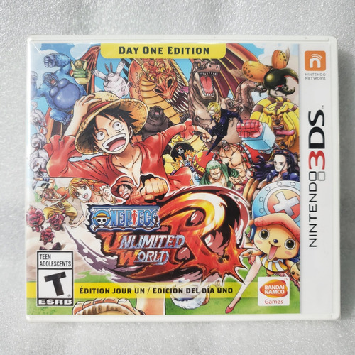 One Piece Unlimited World Red 3ds Jogo Original Novo Lacrado