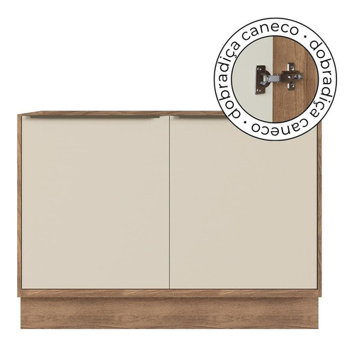 Balcão Cozinha Modular Édez Uno E Chapa De Pia Tramontina