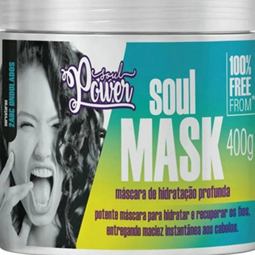 Máscara Soul Power Soul Mask Hidratação Profunda 400g