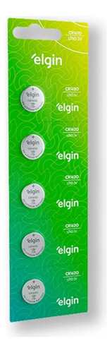 30 Bateria Pilha Elgin Moeda Cr1620 3v Original