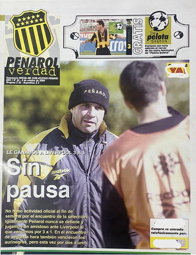 Peñarol Verdad, Nº 34 Revista, Julio Ribas,  Ex5