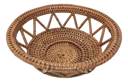 Panera O Bandeja Pequeña De Rattan | Decorativa