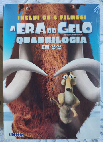 Dvd Coleçao A Era Do Gelo (original Lacrado) 