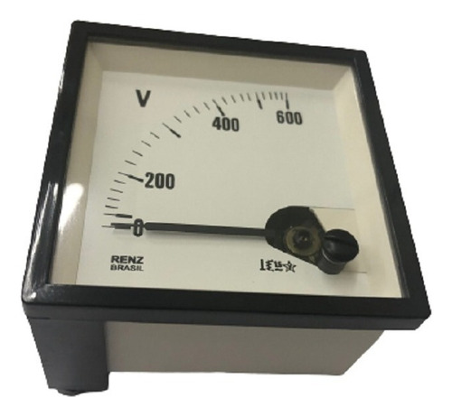 Voltímetro Analógico 600v Renz Modelo Fm72