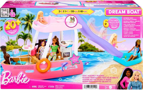 Barbie Juego De Dream Boat Con Más De 20 Piezas