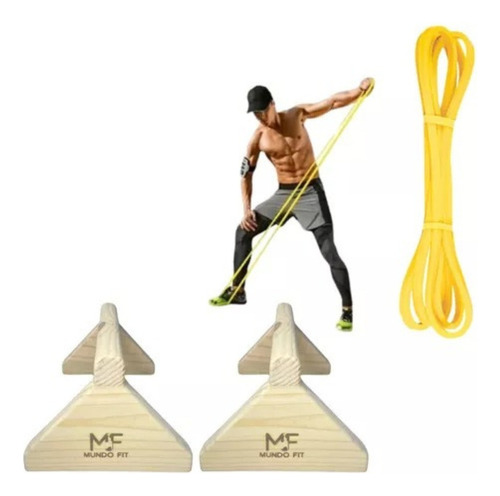 Pack De Miniparalelas 40cm + Banda De Activación 15lbs Calis