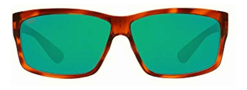 Costa Del Mar Gafas De Sol Rectangulares Para Hombre, Miel