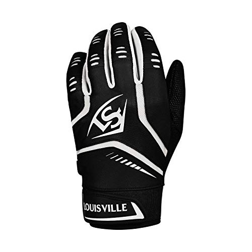 Louisville Slugger Omaha Adult Batting Gloves - Pequeño, Neg
