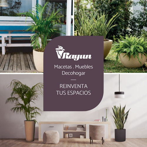 Maceta Gota Mate Misionera 40cm Rotomoldeada Con Plato Rayun Gris Oscuro Mate Con Plato